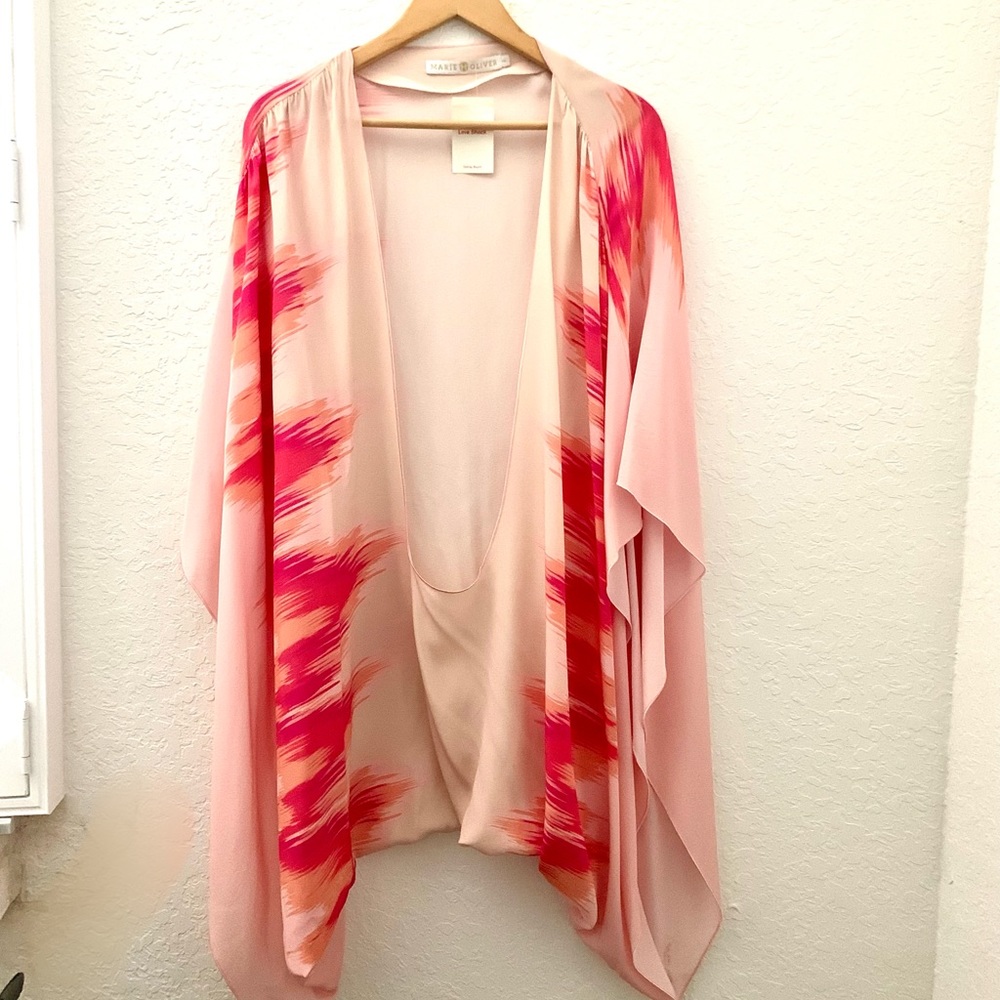 NWT Marie Oliver Silk Alix Cardigan